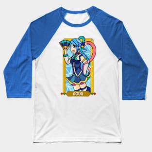 Aqua Baseball T-Shirt